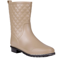 Botas de lluvia de tacón de goma natural de Walmart de alta calidad para mujeres